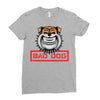bad dog 2 Ladies Fitted T-Shirt