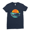 Daddy Shark Ladies Fitted T-Shirt