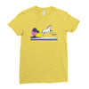 unicorn beach Ladies Fitted T-Shirt