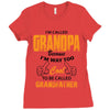 grandpaI'm Called Grandpa Because I'm Way Too Cool To Be Called Grandf Ladies Fitted T-Shirt