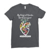 my body is a garden, not a graveyard black Ladies Fitted T-Shirt