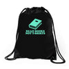 read books not t shirts Drawstring Bags