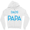 Only the Best Dads get Promoted to Papa Zipper Hoodie