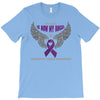 my hero is now my angel pancreatic cancer awareness T-Shirt