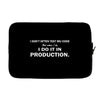 most interesting coder Laptop sleeve
