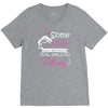 real girls go fishing V-Neck Tee