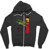 save the princess Zipper Hoodie