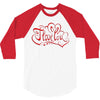 love red 3/4 Sleeve Shirt