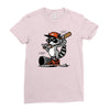 oh no Ladies Fitted T-Shirt