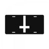 wasted youth inverted cross indie geek swag funny License Plate