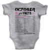 October Girl Facts Scorpio Baby Onesie
