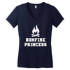 Bonfire Princess Women's V-Neck T-Shirt