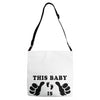 This Baby is Almost Out Adjustable Strap Totes