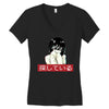 Sad Japanese Aesthetic Women's V-Neck T-Shirt