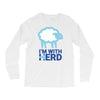 i m with herd Long Sleeve Shirts