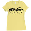 glasses Ladies Fitted T-Shirt