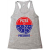 pizza for prez Racerback Tank