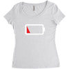 Dead Battery Women's Triblend Scoop T-shirt