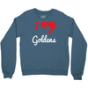 i love goldens Crewneck Sweatshirt