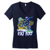 motorbike, love riding my dirtbike 1 Women's V-Neck T-Shirt