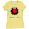 hello dave 2001 space odyssey Ladies Fitted T-Shirt