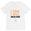 I Can I Will End Of The Story V-Neck Tee