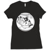 cat fish Ladies Fitted T-Shirt