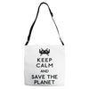 save the planet Adjustable Strap Totes