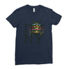 i (turtle) ny Ladies Fitted T-Shirt