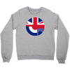mod union jack, ideal gift, birthday present Crewneck Sweatshirt