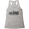 Pray for Las Vegas Racerback Tank