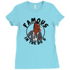 famous in the 90's Ladies Fitted T-Shirt