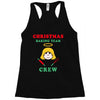 christmas baking team crew angel Racerback Tank