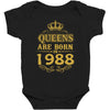queens are born in 1988 Baby Bodysuit
