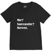 sarcastic V-Neck Tee