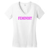 feminist Women's V-Neck T-Shirt