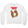 wiener wars dachshund dogs Crewneck Sweatshirt