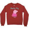 peppa pig auntie pig Crewneck Sweatshirt