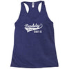 daddy since 2015   mens funny Racerback Tank