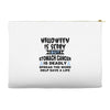 halloween is scary but stomach cancer is deadly spread the word lep sa Accessory Pouches