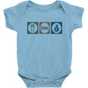 eat sleep money Baby Bodysuit