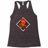 3d skull squad Racerback Tank