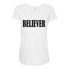 believer Maternity Scoop Neck T-shirt