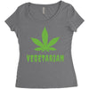 Vegetarian Women's Triblend Scoop T-shirt