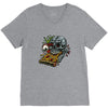 pizzaskull sticker original V-Neck Tee