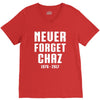 Never Forget Chaz V-Neck Tee