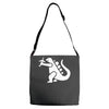 godzilla japanese red Adjustable Strap Totes