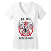 be my beelze bud Women's V-Neck T-Shirt