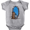 the looking glass Baby Bodysuit