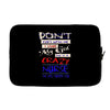 she is a crazy nurse Laptop sleeve